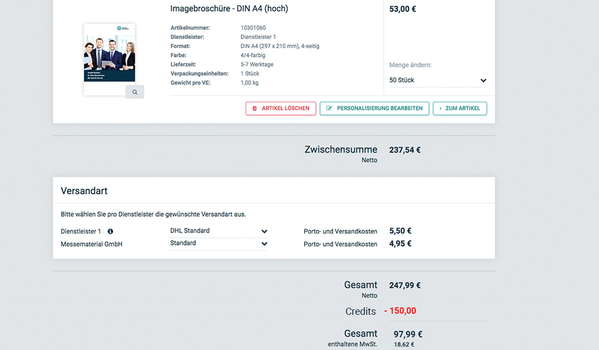  Werbekostenzuschuss für Vertriebs- und Absatzpartner im Marketing-Management-System 